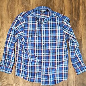 Chaps Multicolor Plaid Casual Shirt